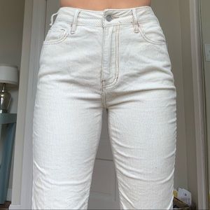 Pacsun off white corduroys